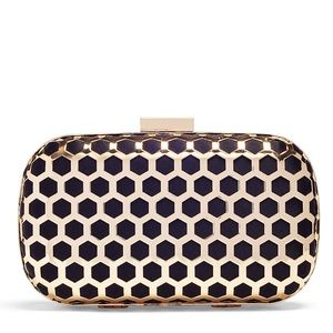 Inge Christopher Palermo clutch (black & gold)